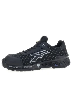 Scarpe antinfortunistiche da uomo nere basse in Putek U. Power Logan S3S CI FO SR ESD