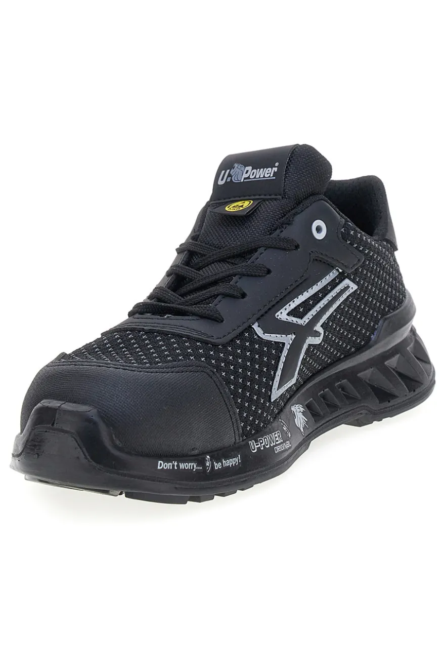 Scarpe antinfortunistiche da uomo nere basse in Putek U. Power Logan S3S CI FO SR ESD