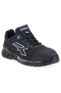 Scarpe antinfortunistiche da uomo nere basse in Putek U. Power Logan S3S CI FO SR ESD