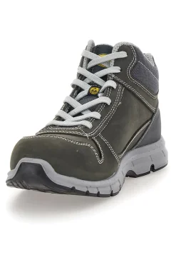 Scarpe antinfortunistiche grigie in pelle Diadora Run Mid S3S FO SR ESD