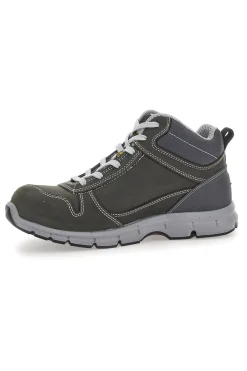 Scarpe antinfortunistiche grigie in pelle Diadora Run Mid S3S FO SR ESD