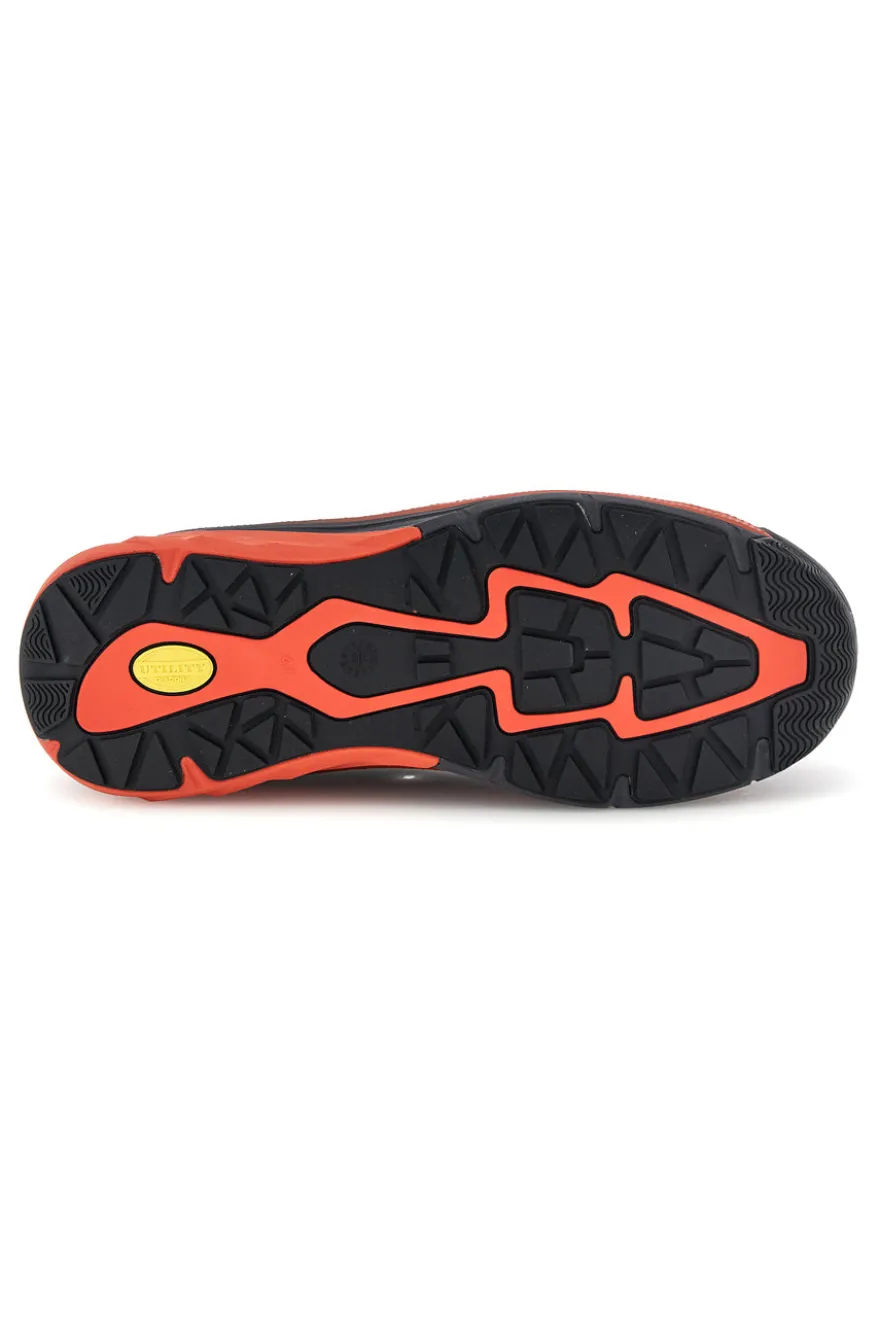Scarpe antinfortunistiche basse nero arancione S3S SC SR HRO ESD Diadora utility Vortex DA2 Low