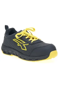 Scarpe antinfortunistiche da uomo nere gialle basse U. Power Maverick S3S CI HI HRO FO SR ESD