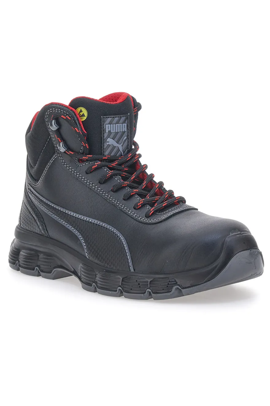 Scarpe antinfortunistiche nere S3L ESD F0 SR Puma Condor Black Mid