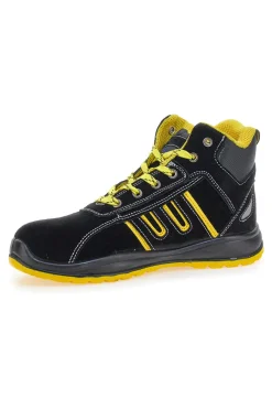 Scarpe antinfortunistiche nere inserti gialli S1P Blue energy BS 90 S1P SR
