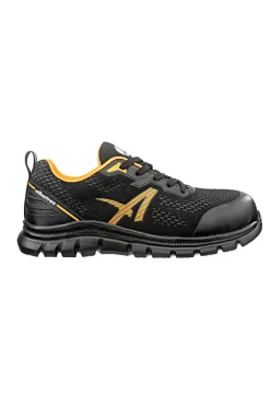 Scarpe antinfortunistiche nere leggere S1PS SR Albatros Levitate Orange Low