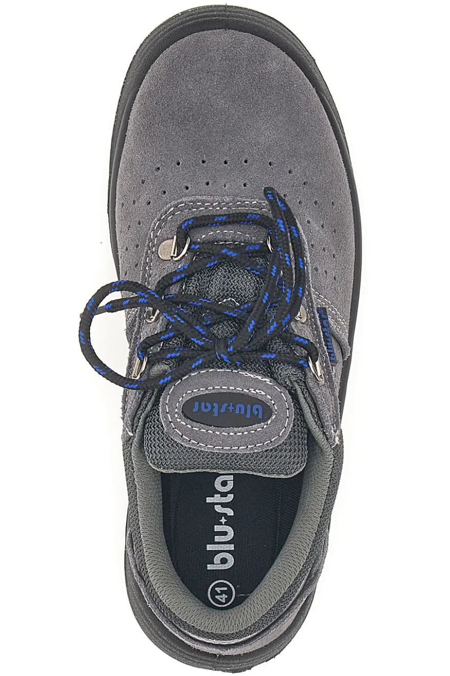 Scarpe antinfortunistiche grigie in pelle Blu Star 60 S1P SR