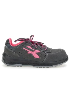 Scarpe antinfortunistiche nero e rosa U. power Tokyo S ESD S1PS FO SR