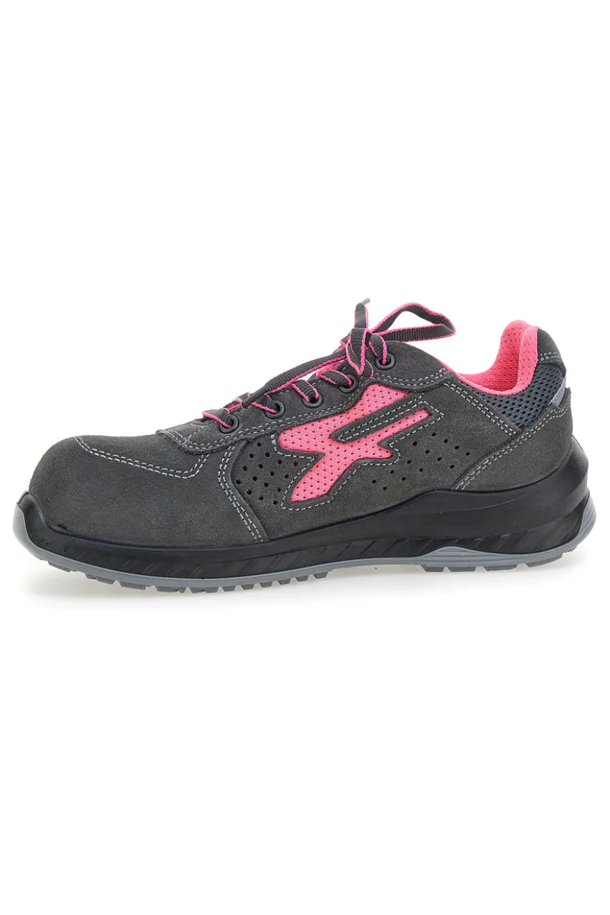 Scarpe antinfortunistiche nero e rosa U. power Tokyo S ESD S1PS FO SR