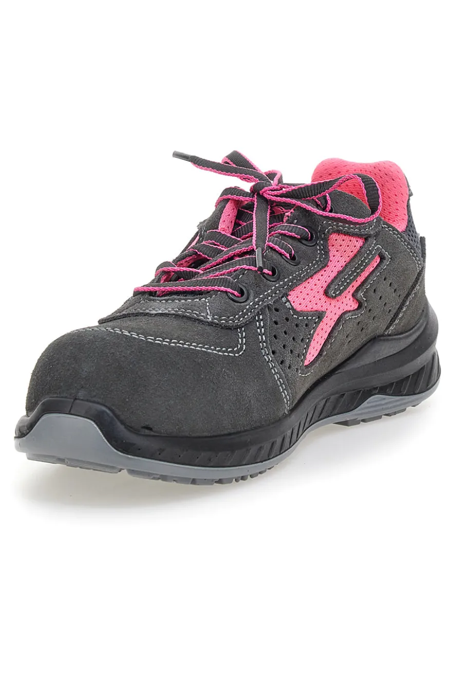 Scarpe antinfortunistiche nero e rosa U. power Tokyo S ESD S1PS FO SR
