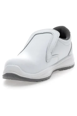 Scarpe antinfortunistiche bianche S2 SR in pelle Blu energy BS100
