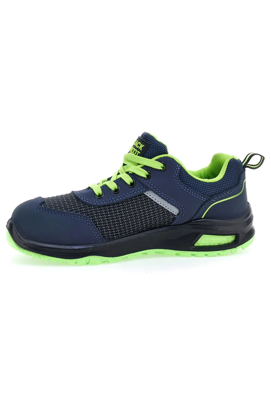 Scarpe antinfortunistiche blu Black Shoot PK23044 S1PL