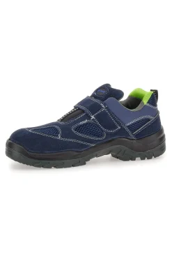 Scarpe antinfortunistiche blu S1P SR in pelle Blu energy BS120