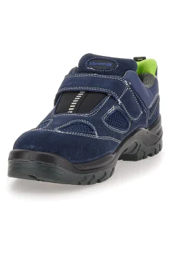 Scarpe antinfortunistiche blu S1P SR in pelle Blu energy BS120