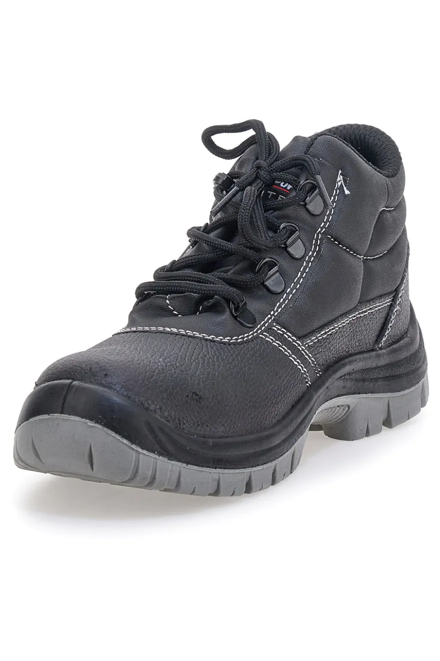 Scarpe antinfortunistiche da uomo nere alte in pelle U. Power Safe RS L S3 FO SR