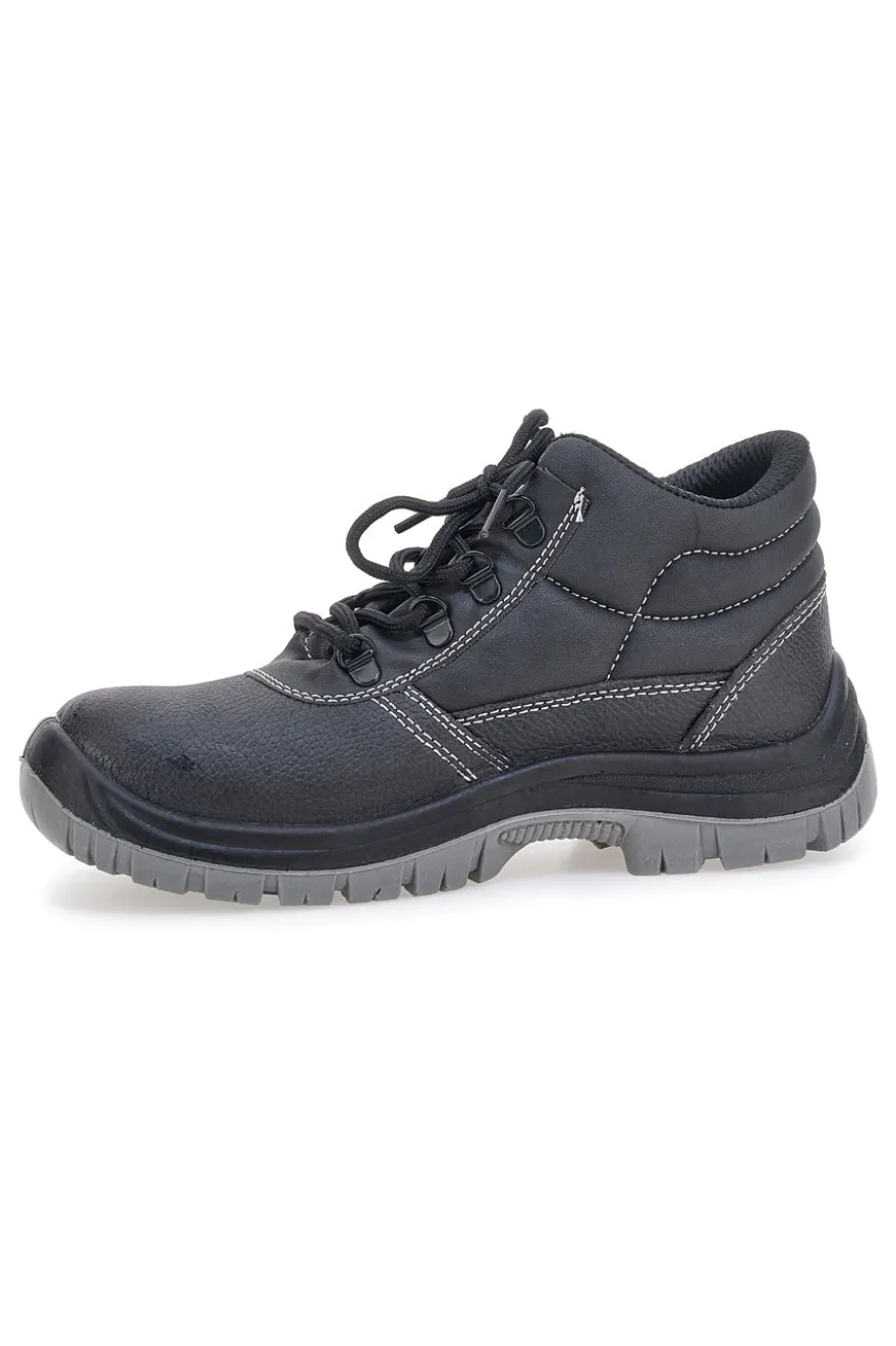Scarpe antinfortunistiche da uomo nere alte in pelle U. Power Safe RS L S3 FO SR