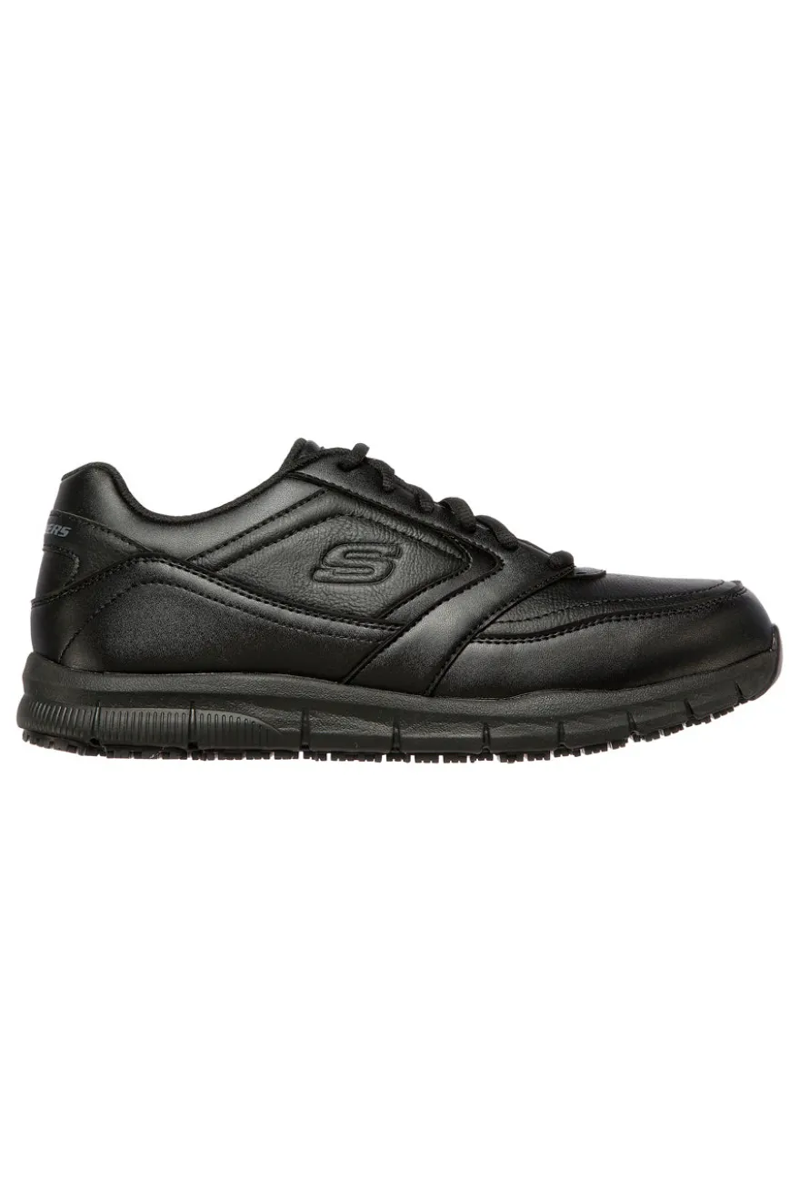 Scarpe Antinfortunistiche Nere SKECHERS Work Relaxed Fit - Nampa OB SRC FO