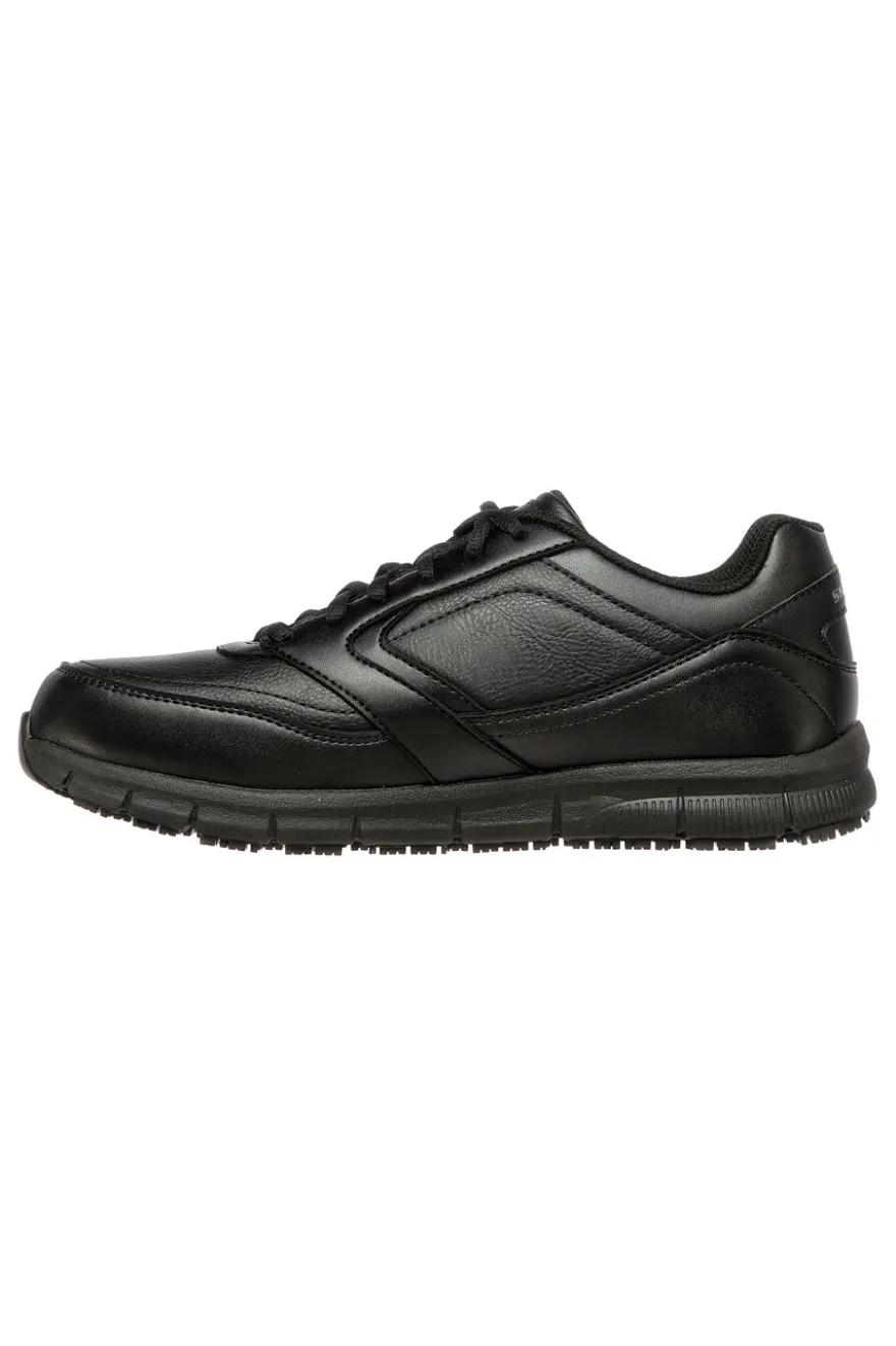 Scarpe Antinfortunistiche Nere SKECHERS Work Relaxed Fit - Nampa OB SRC FO