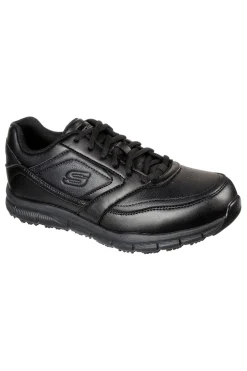 Scarpe Antinfortunistiche Nere SKECHERS Work Relaxed Fit - Nampa OB SRC FO