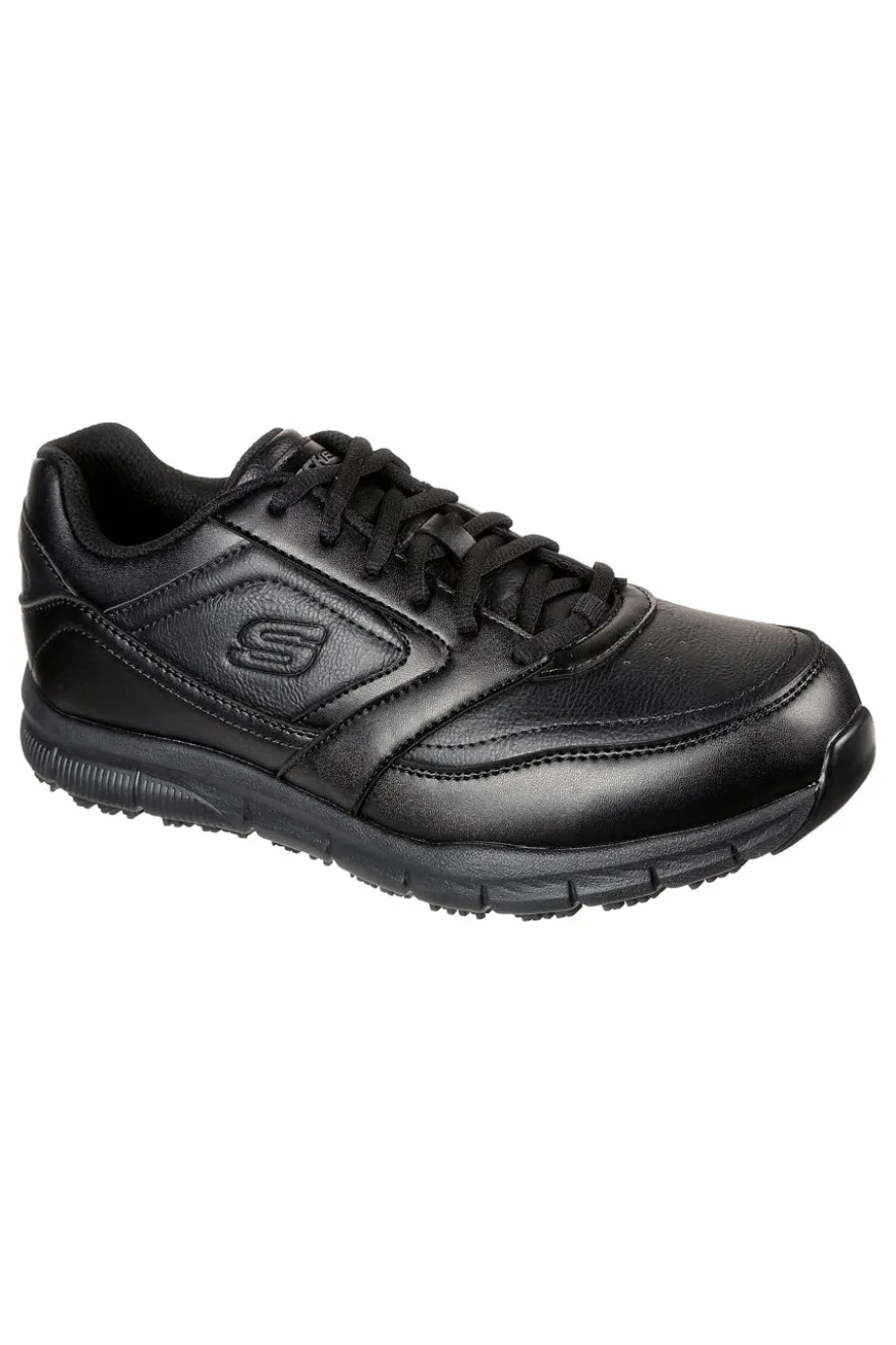 Scarpe Antinfortunistiche Nere SKECHERS Work Relaxed Fit - Nampa OB SRC FO