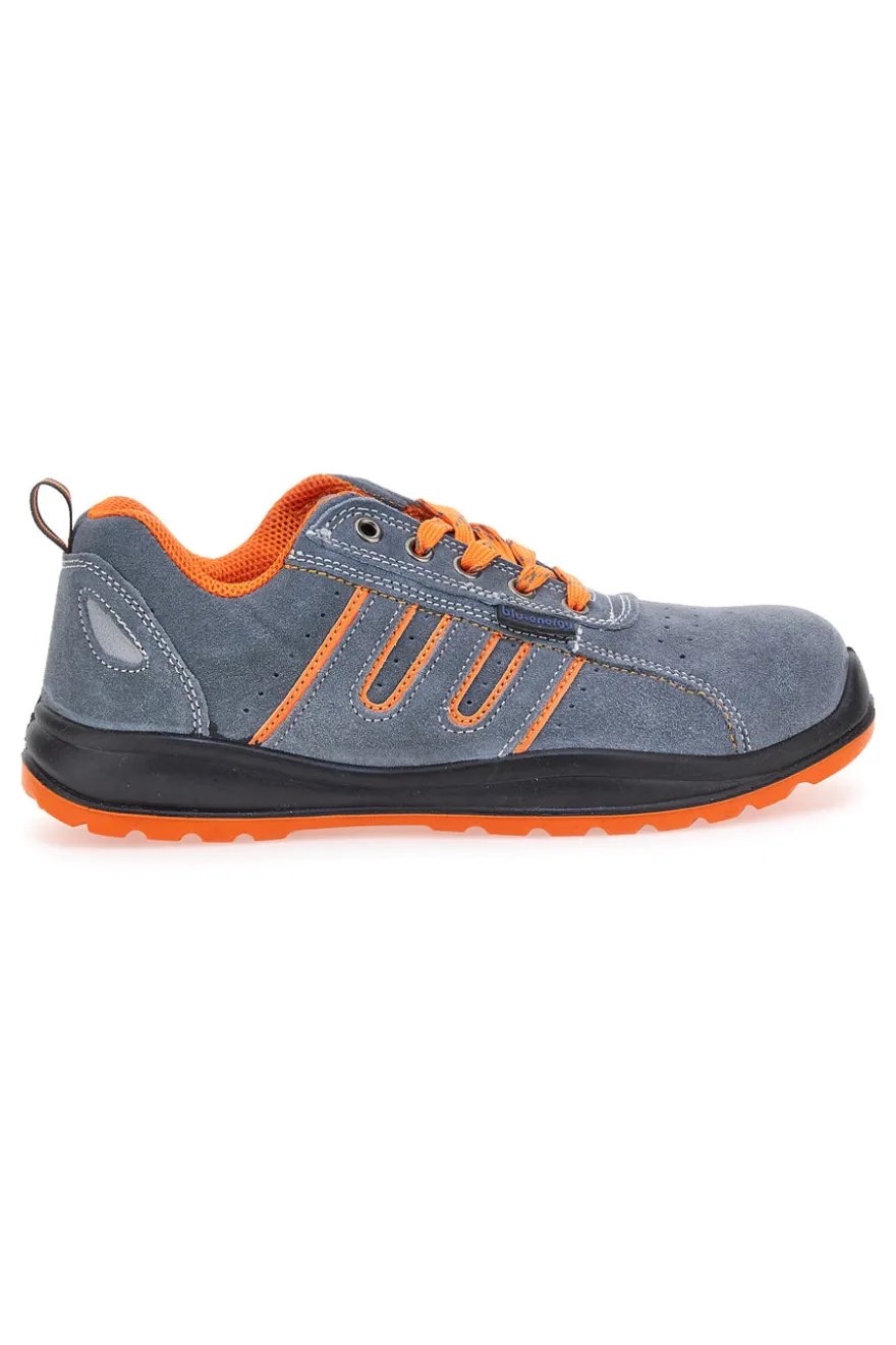 Scarpe antinfortunistiche grigie S1P traspiranti antiscivolo Blue Energy BS 80