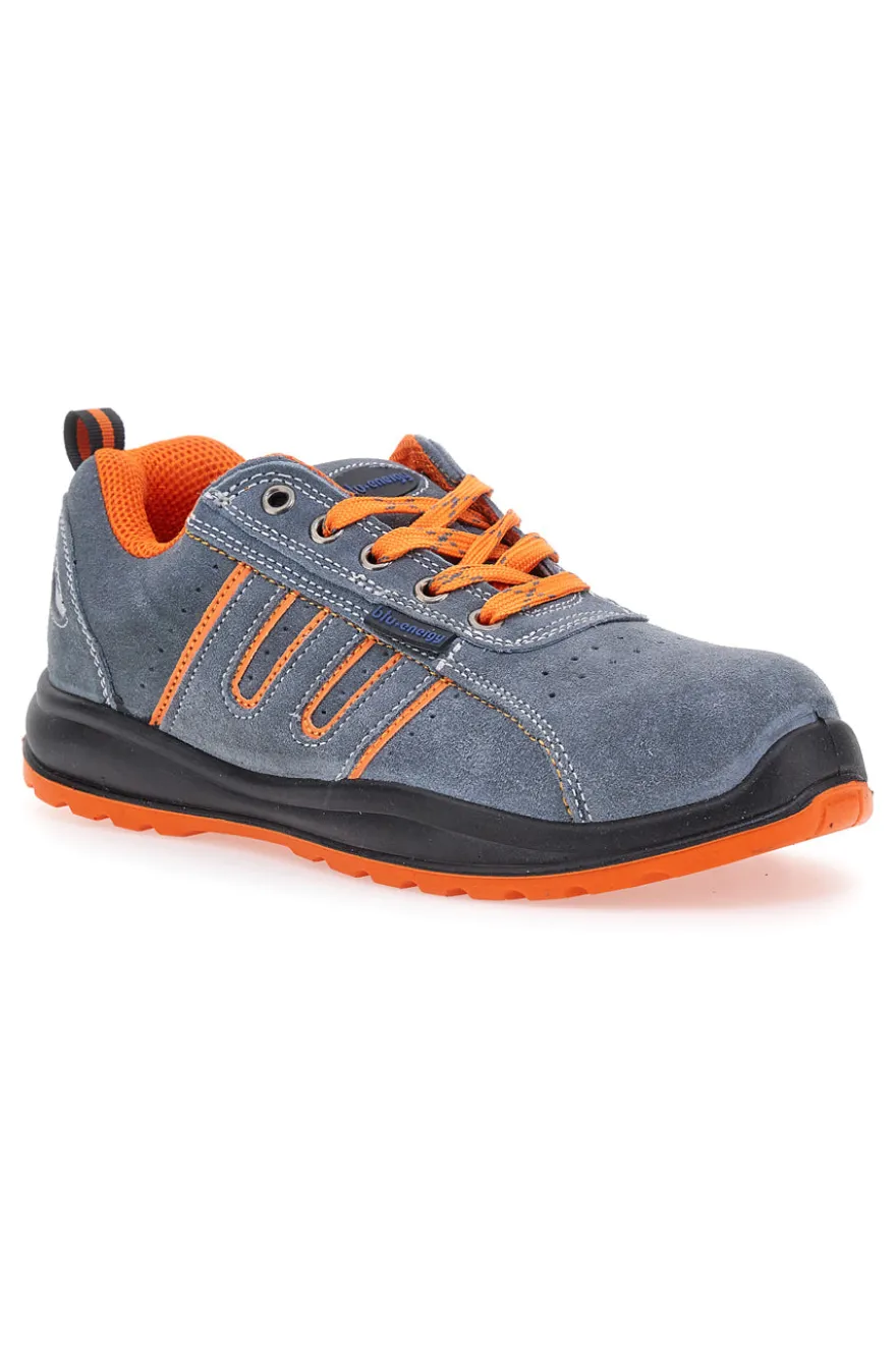 Scarpe antinfortunistiche grigie S1P traspiranti antiscivolo Blue Energy BS 80