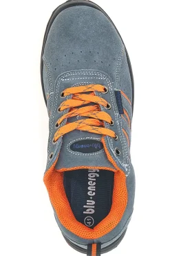 Scarpe antinfortunistiche grigie S1P traspiranti antiscivolo Blue Energy BS 80