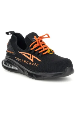 Scarpe antinfortunistiche nero arancione S1P PL SR ESD Technosafe TSS2046S1P