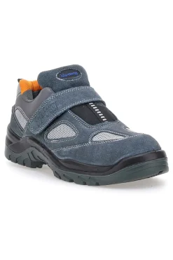 Scarpe antinfortunistiche grigie S1P SR in pelle Blu energy BS120