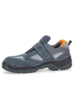Scarpe antinfortunistiche grigie S1P SR in pelle Blu energy BS120