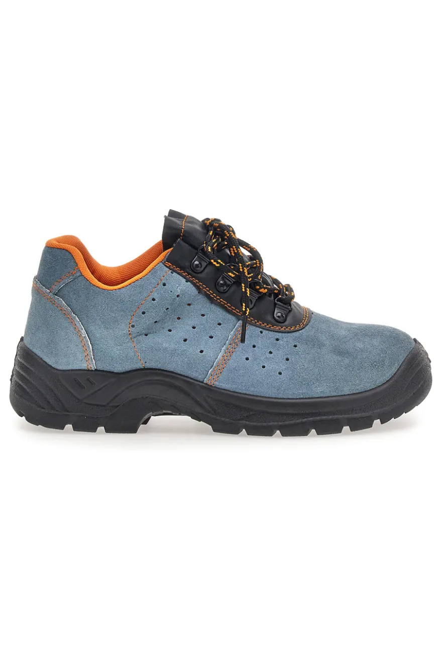 Scarpe antinfortunistiche grigie in pelle Black Shoot 399 S1P SRC