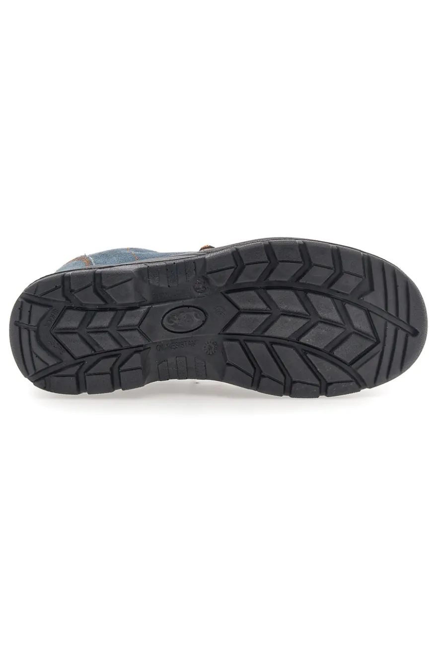 Scarpe antinfortunistiche grigie in pelle Black Shoot 399 S1P SRC