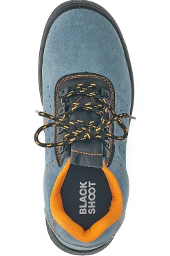 Scarpe antinfortunistiche grigie in pelle Black Shoot 399 S1P SRC