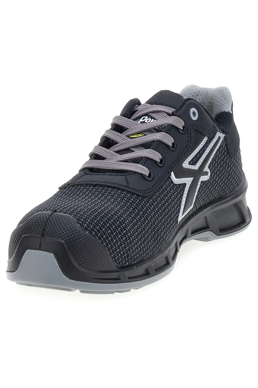 Scarpe antinfortunistiche da uomo nere basse in Putek Plus U. Power Jackson S S3S CI FO SR ESD