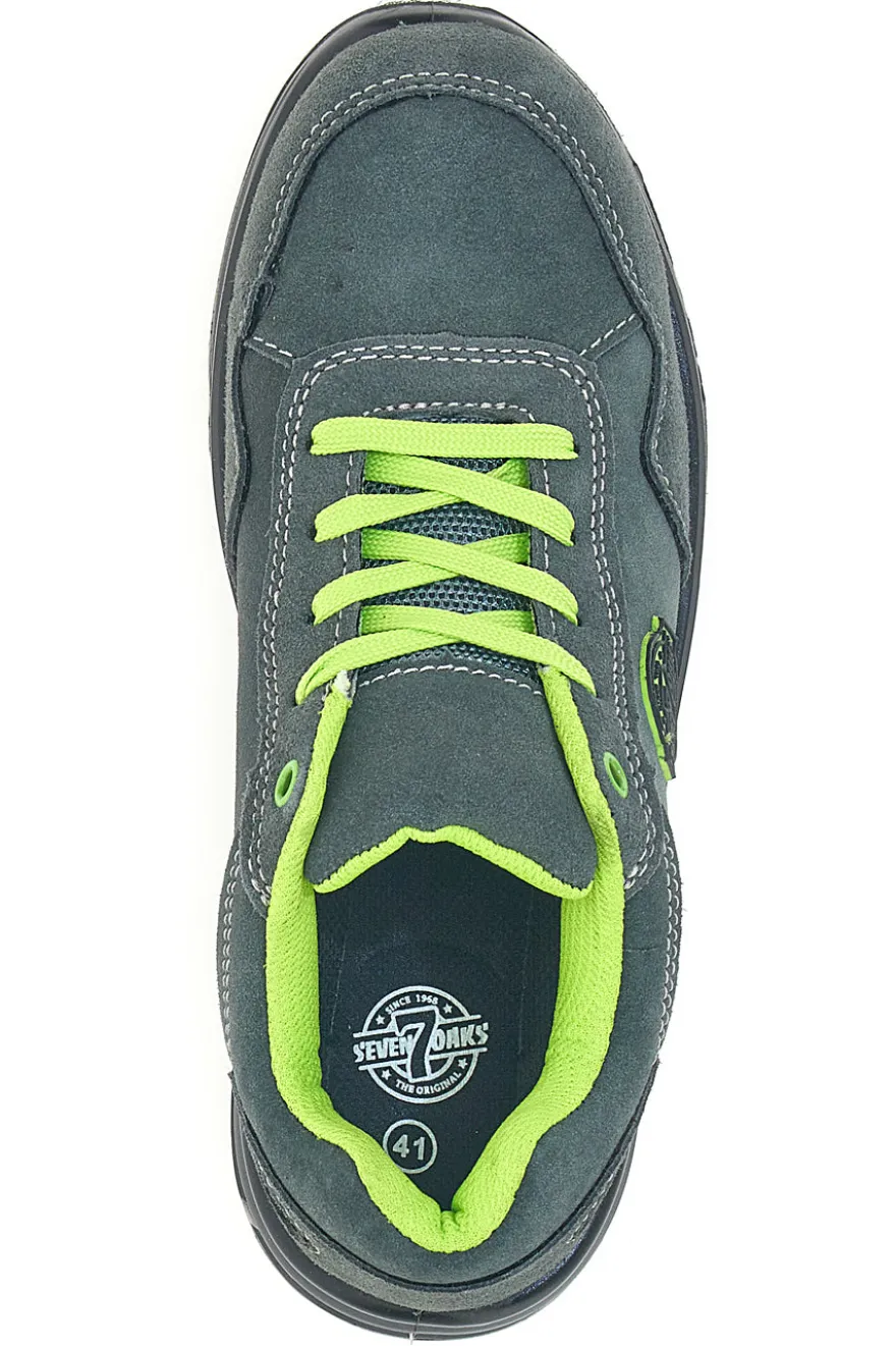 Scarpe antinfortunistiche grigio verde in pelle Sevenoaks PK23429 S1 P FO SR