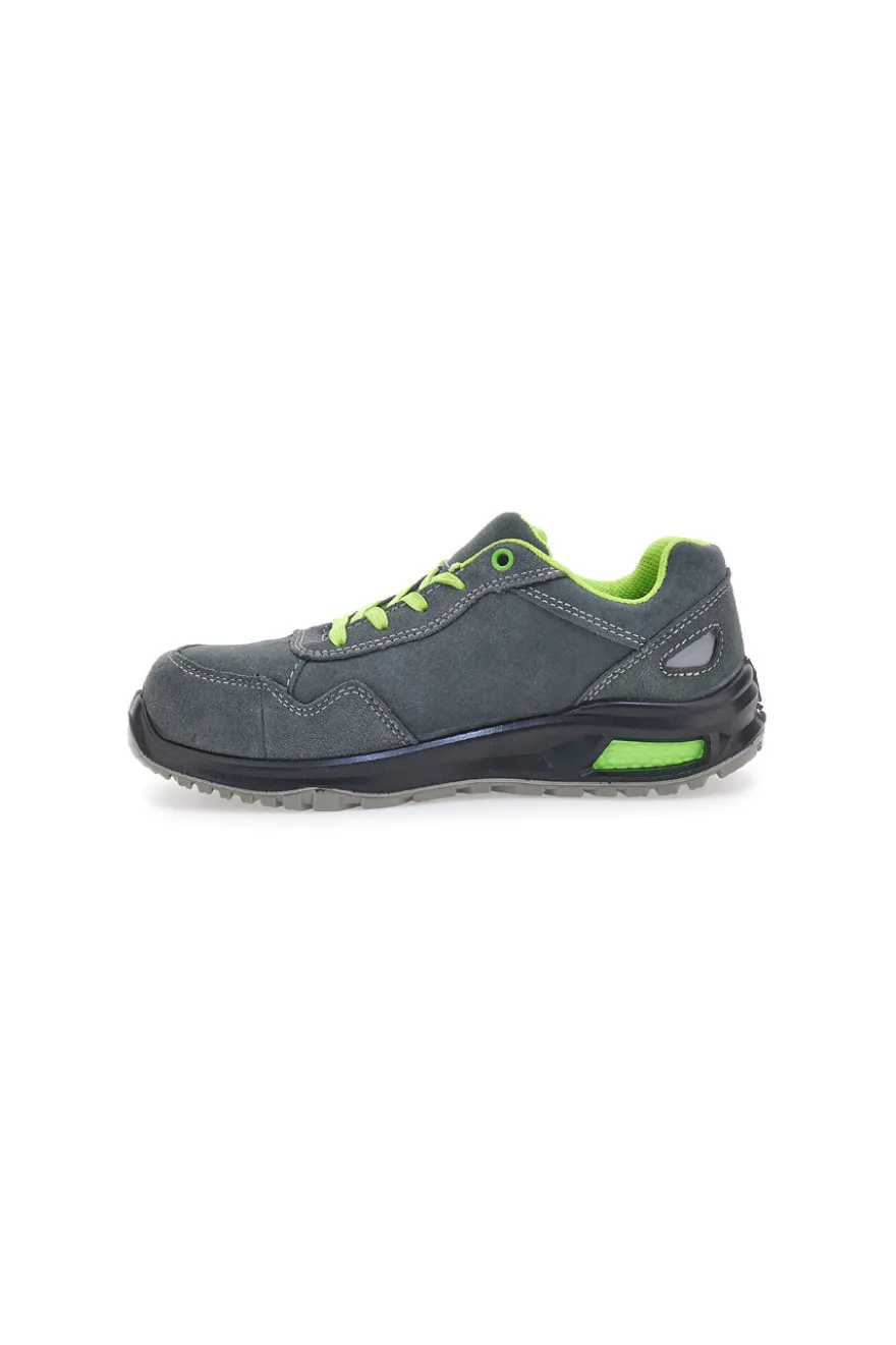 Scarpe antinfortunistiche grigio verde in pelle Sevenoaks PK23429 S1 P FO SR