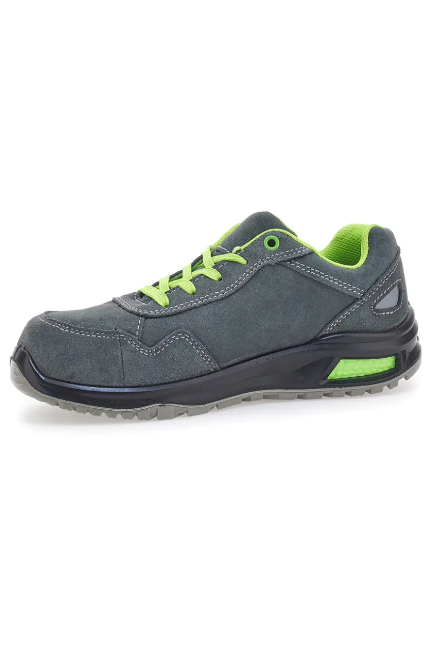 Scarpe antinfortunistiche grigio verde in pelle Sevenoaks PK23429 S1 P FO SR