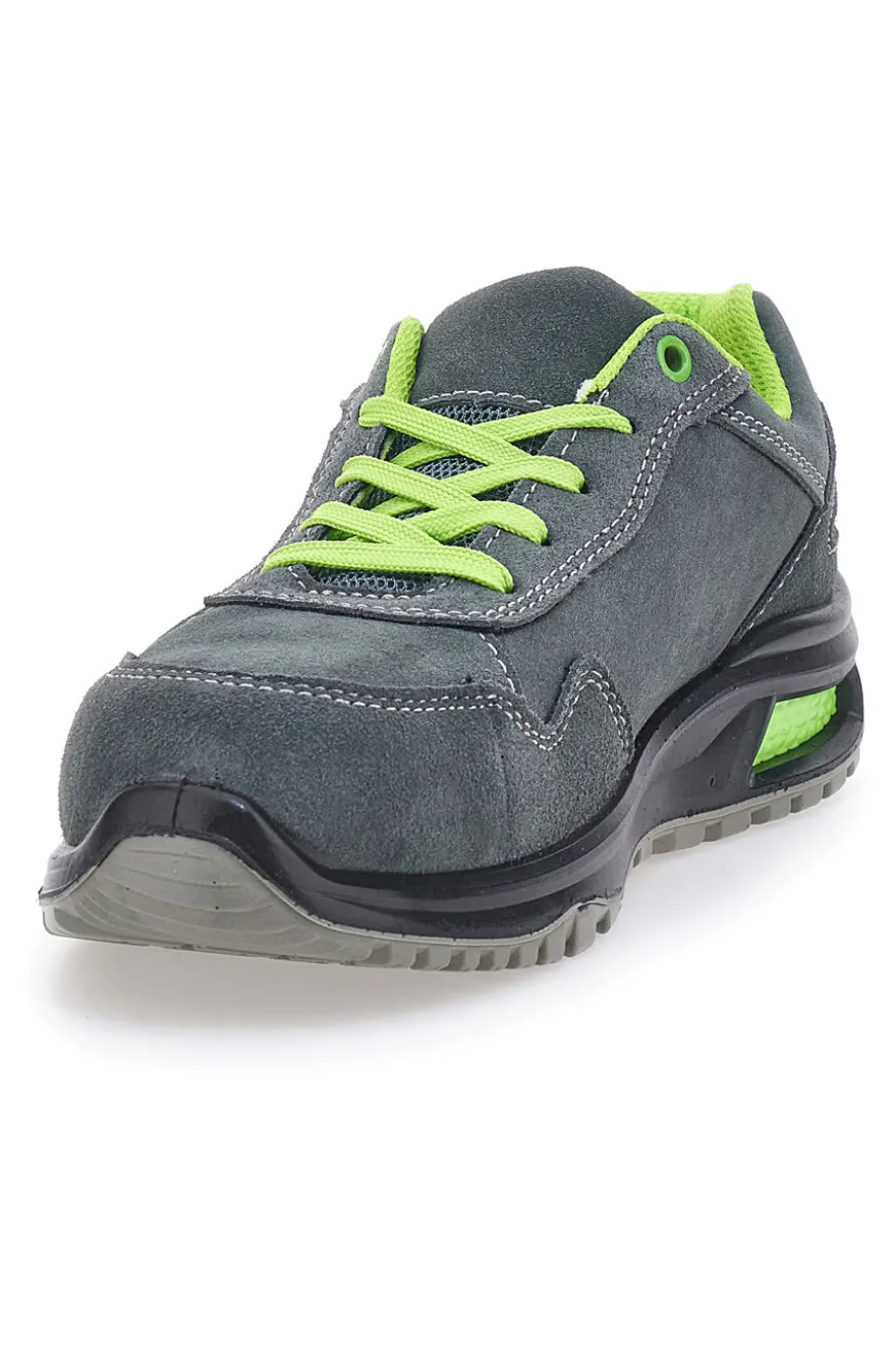 Scarpe antinfortunistiche grigio verde in pelle Sevenoaks PK23429 S1 P FO SR