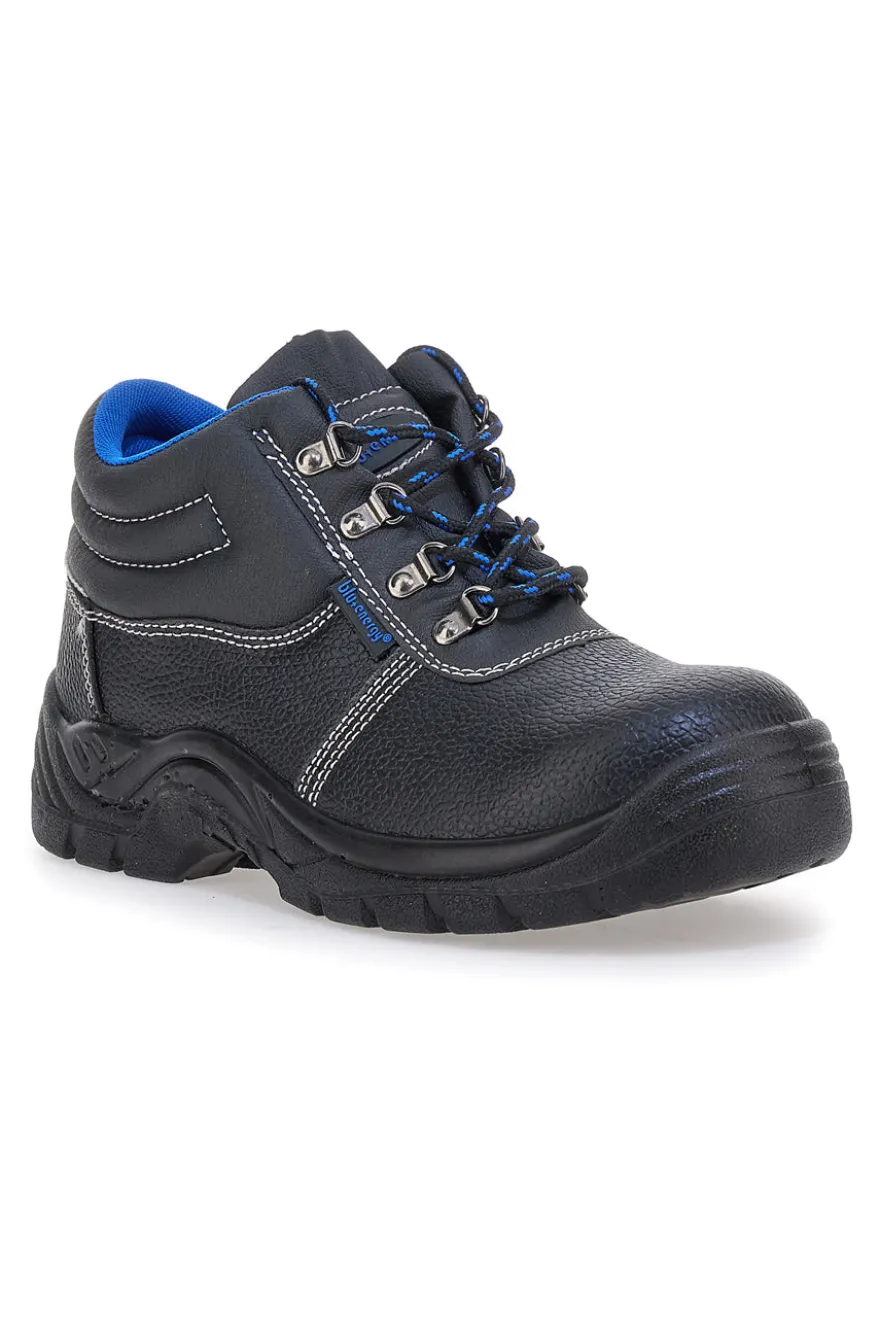 Scarpe antinfortunistiche alte nere S3 tomaia rinforzata Blue energy BS 10 S3 SR