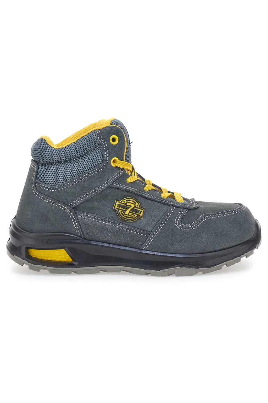 Scarpe antinfortunistiche blu giallo in pelle S1 P FO SR Sevenoaks PK23739