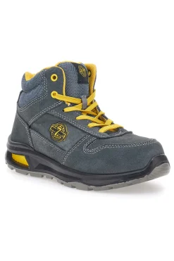 Scarpe antinfortunistiche blu giallo in pelle S1 P FO SR Sevenoaks PK23739