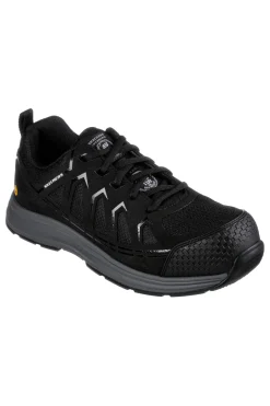 Scarpe Antinfortunistiche Nere Skechers Work: Malad II Comp Toe S1 P SRA ESD