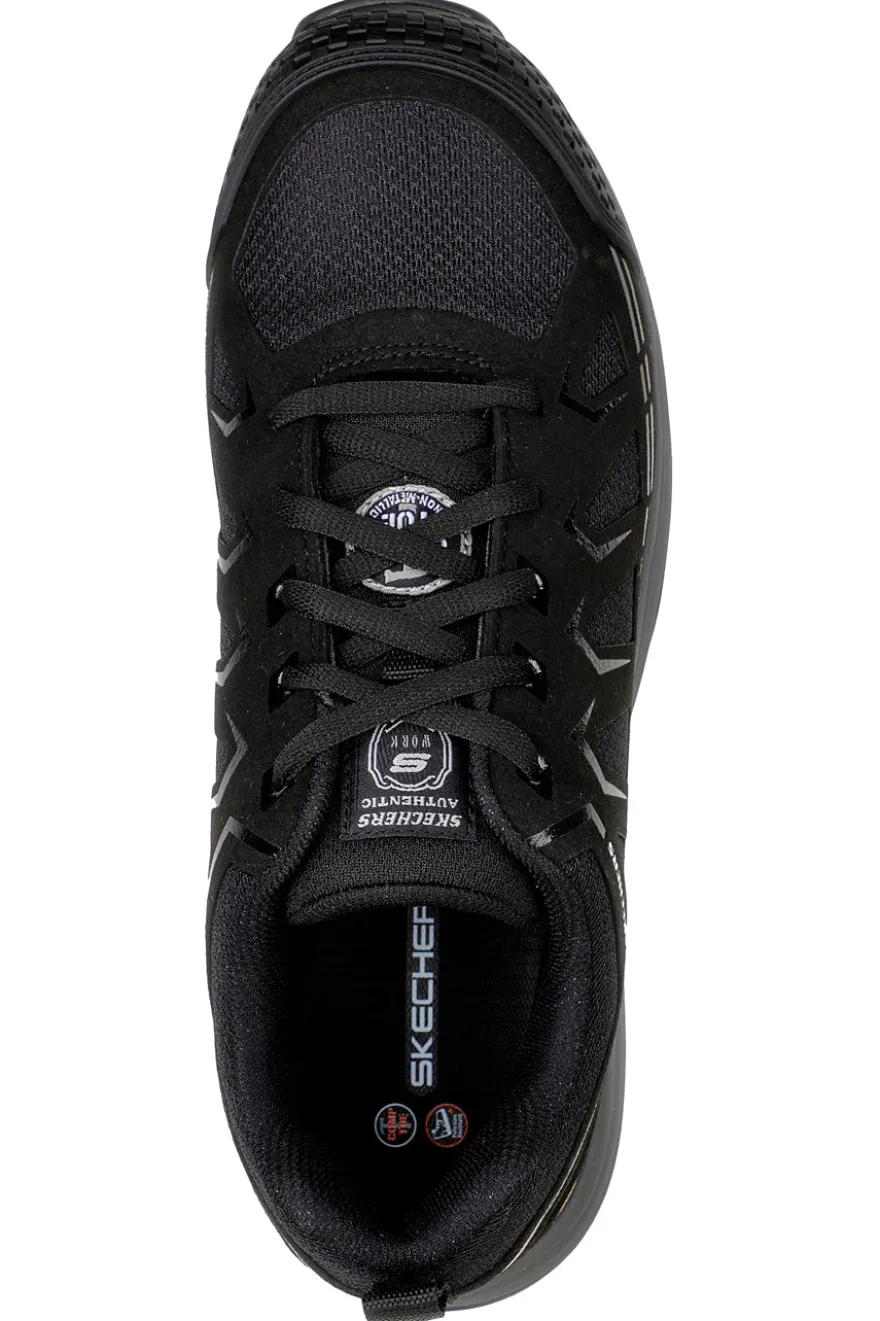 Scarpe Antinfortunistiche Nere Skechers Work: Malad II Comp Toe S1 P SRA ESD