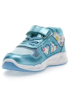 Scarpe azzurre con luci e strappo Funicorn S8010199T10