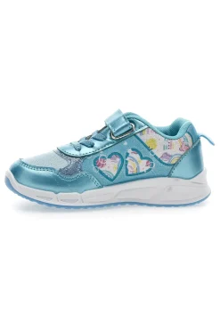 Scarpe azzurre con luci e strappo Funicorn S8010199T10