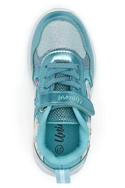 Scarpe azzurre con luci e strappo Funicorn S8010199T10