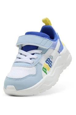 Scarpe azzurro con chiusura a strappo e lacci elastici Puma Trinity 2 LT Come On AC+ Inf