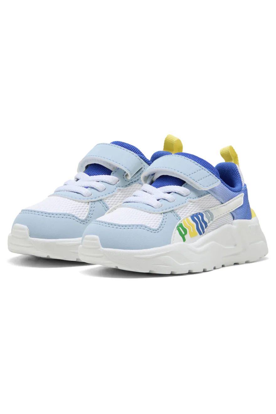 Scarpe azzurro con chiusura a strappo e lacci elastici Puma Trinity 2 LT Come On AC+ Inf