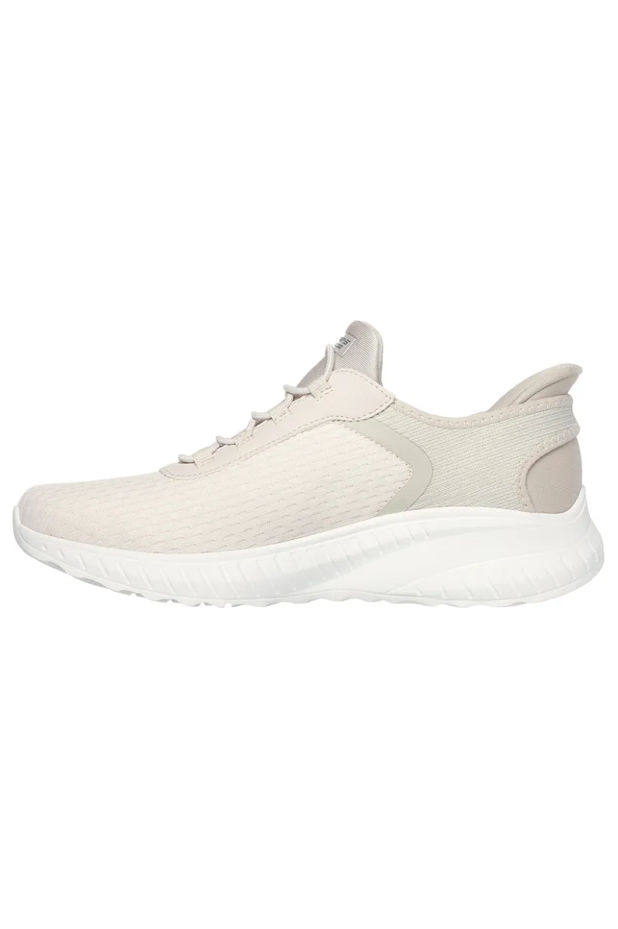 Scarpe beige slip-on leggere Skechers BOBS SQUAD CHAOS IN COLOR