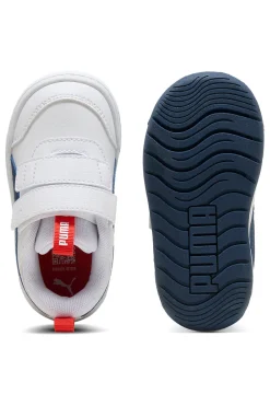 Scarpe bianche blu con chiusura a strappo Puma Multiflex 2 SL V Inf